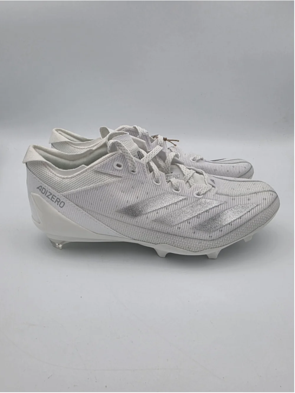 Adidas Adizero Electric White Silver Metallic IE4374 Football Cleats Men's 7.5
